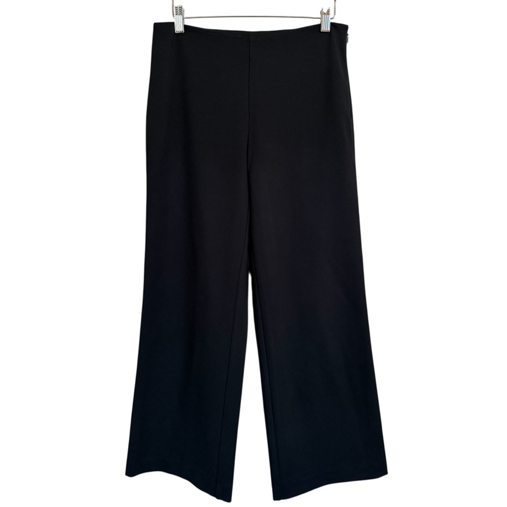 J. McLaughlin Black Wide Leg Side Zip Dress Pants Women’s Size 4